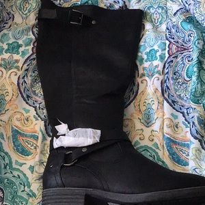 Black riding boots brand new